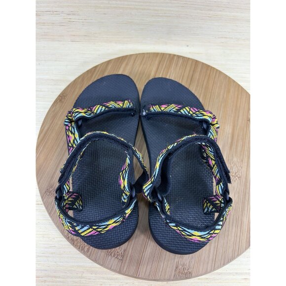 Teva Original Universal Boomerang Pink Sandals Youth Size 4 - Picture 6 of 8